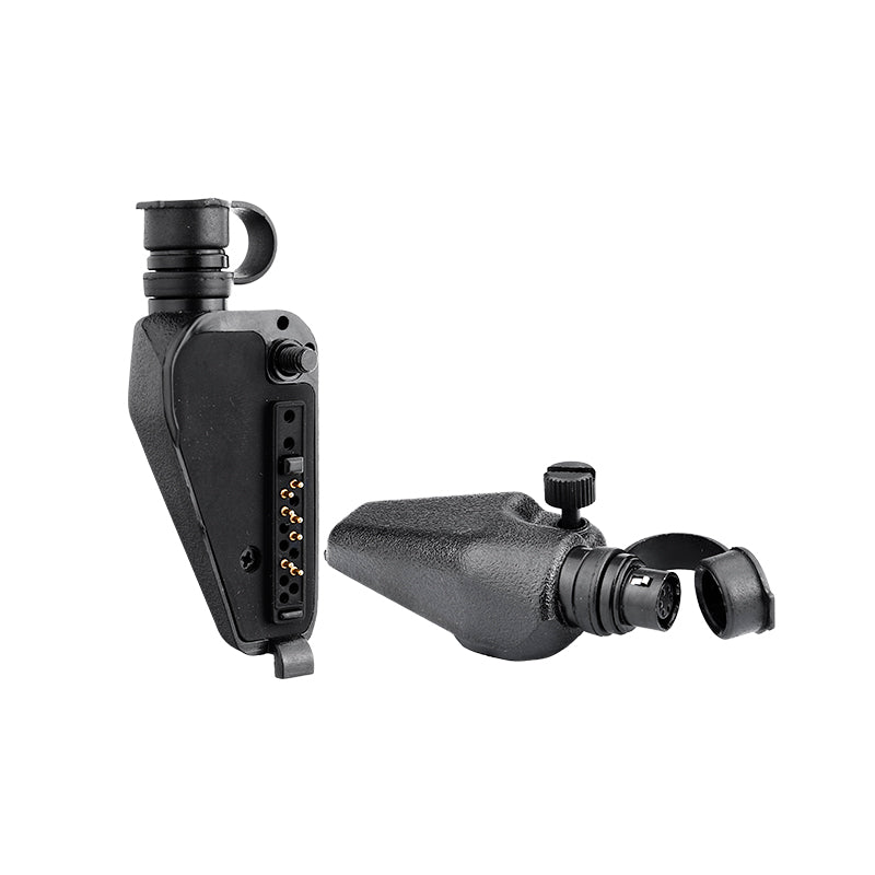 Hirose PTT to Kenwood TK & NX Multi-Pin Radio Adapter