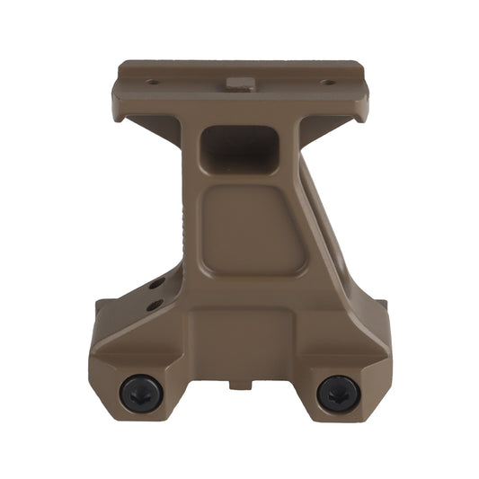 Tan riser mount compatible with Aimpoint Micro T2.
