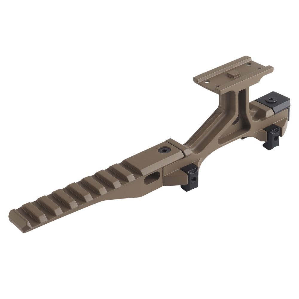 High-quality tan riser for Aimpoint Micro T2 attachment.