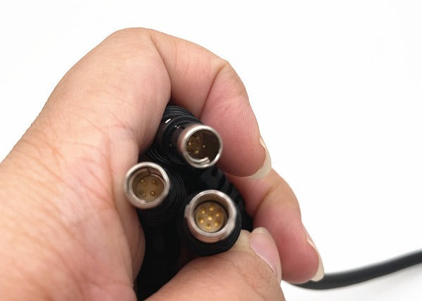 Y-Splitter Power Cable for AN/PVS-31 & Jerry-C COTI to BNVD Battery Pack in Use.