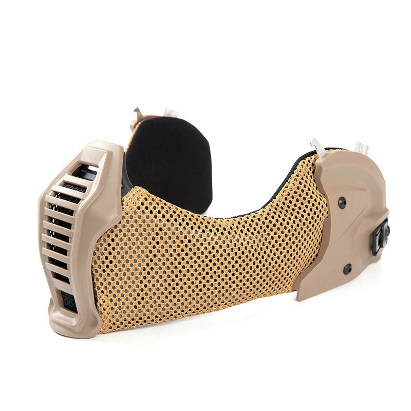 Rail Mounted Face and Ear Shield for Team Wendy 3.0 Helmets