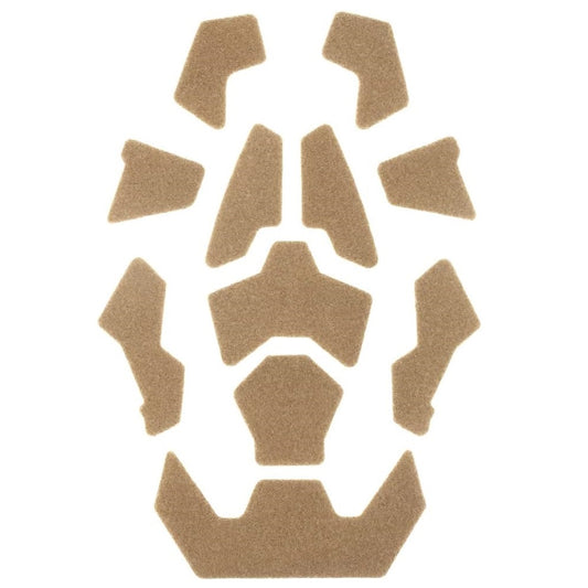 Tan Next Gen Replacement Hook & Loop Deck Set for Tactical Helmets.