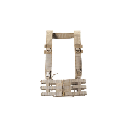 Tan Valkyrie Low Profile MOLLE Platform Chest Rig.