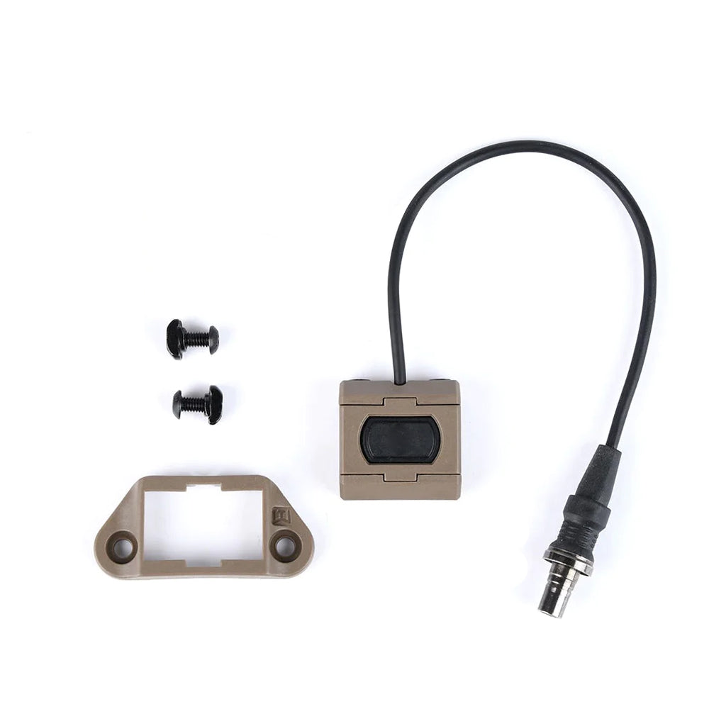 Tan Compact Remote Pressure Switch for Surefire by Bifrost Gear.