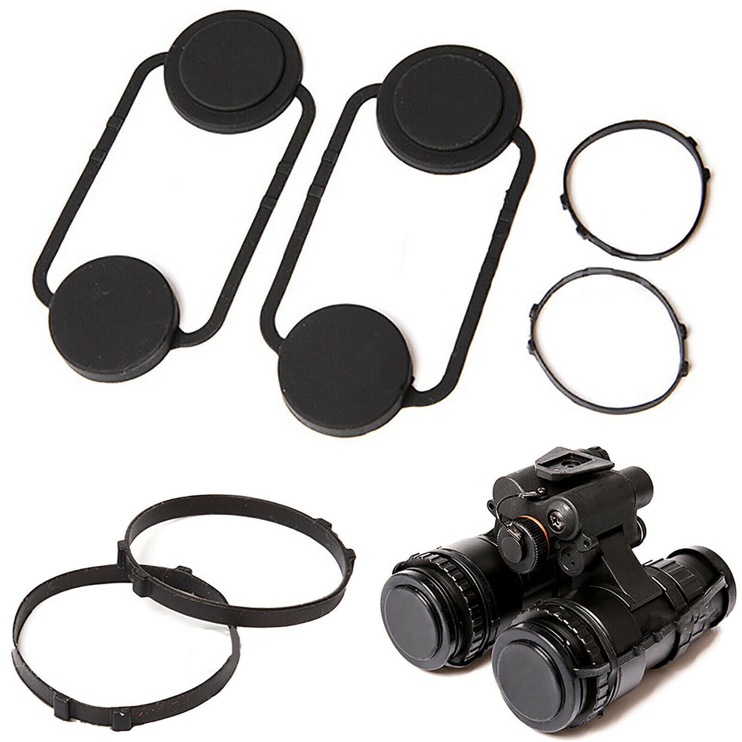 Bifrost Gear Bikini Lens Covers for PVS-15 During Operation.