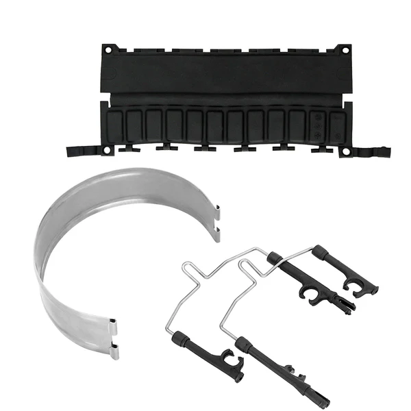 Peltor Comtac headset upgrade kit with headband, adapters, and mounting accessories