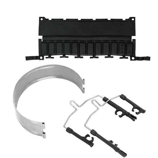 Peltor Comtac headset upgrade kit with headband, adapters, and mounting accessories