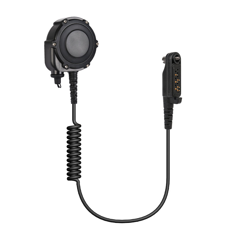 Shock-resistant IP67-rated push-to-talk switch for Hytera PD series communication radios