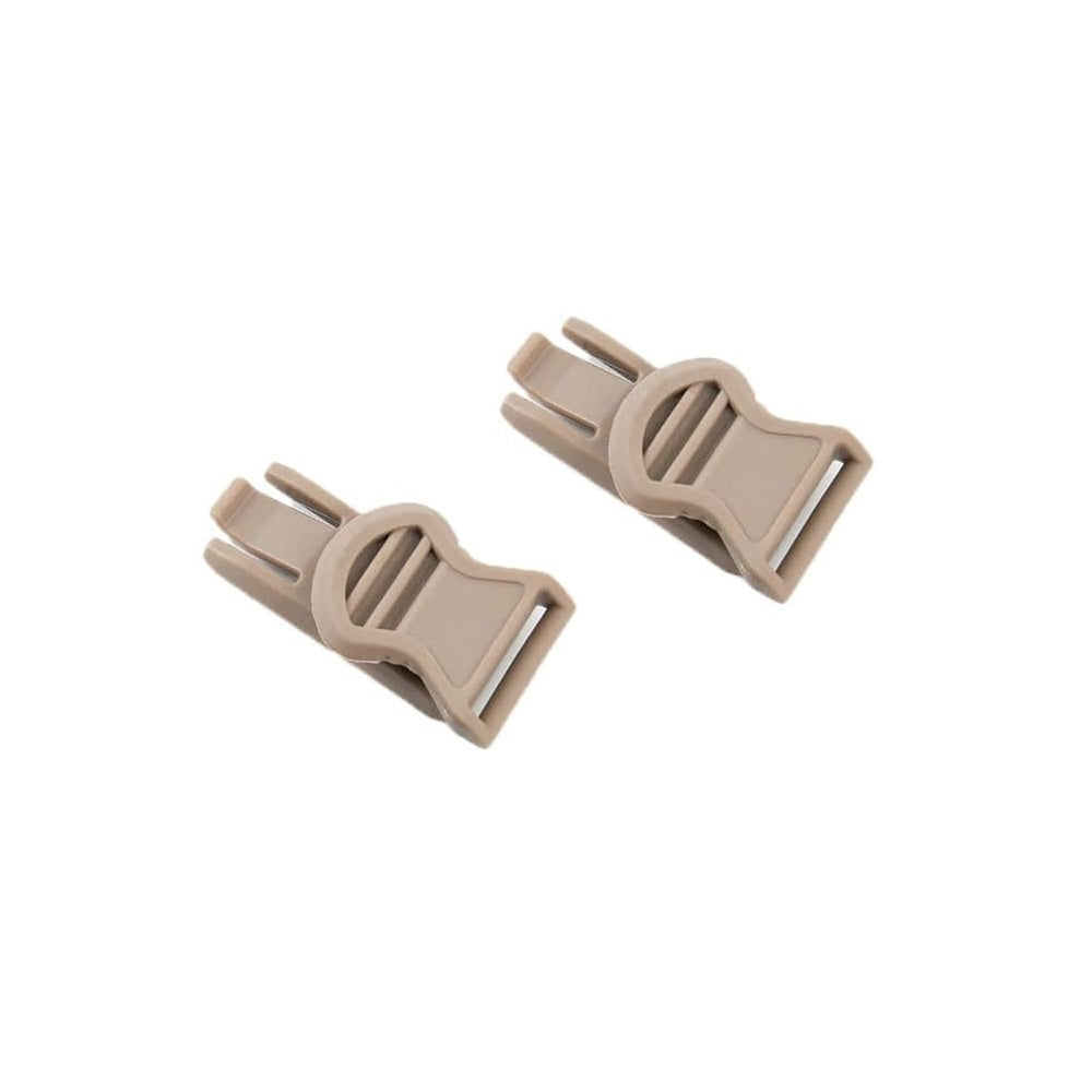 Tan 19mm Swivel Goggle Strap Adapters by Bifrost Gear.