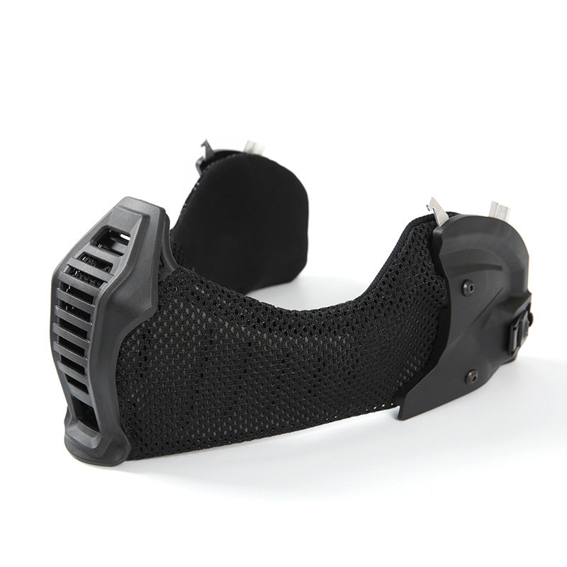 Rail Mounted Face and Ear Shield for Team Wendy 3.0 Helmets