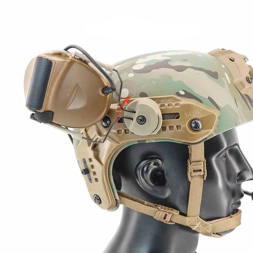 MTEK / HHV / M-LOK Helmet Rail Headset Adapter for Peltor / Sordin