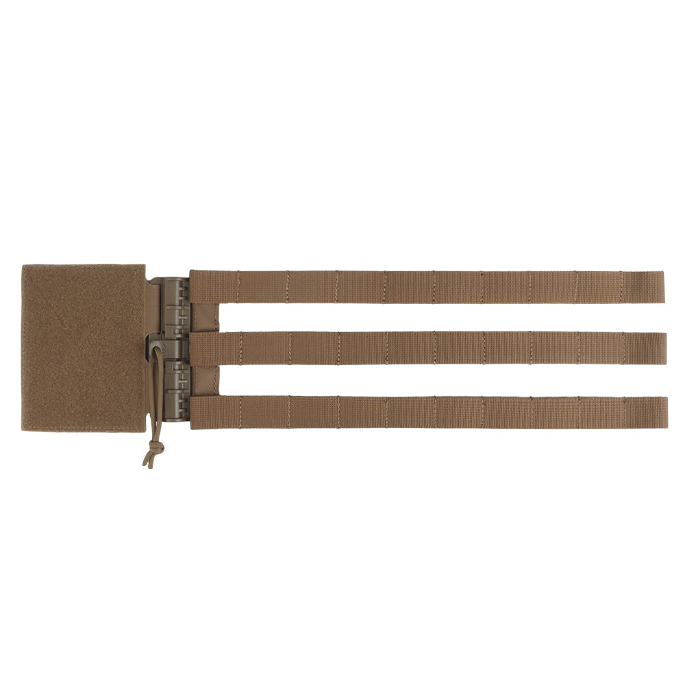 Tan Quick Release MOLLE Cummerbund Set for tactical vests.