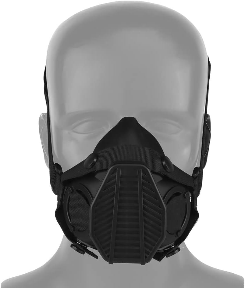High-performance particle filtration respirator mask for safety.