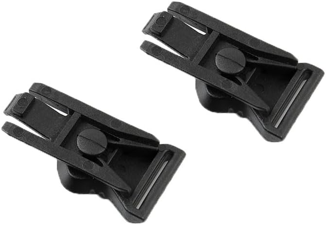 Bifrost Gear 19mm Swivel Goggle Strap Adapters in Black.