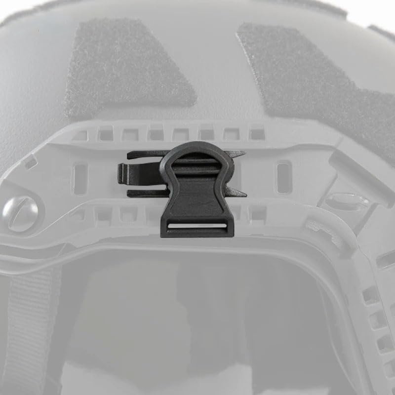 Black 19mm Swivel Goggle Strap Adapters  in use by Bifrost Gear.