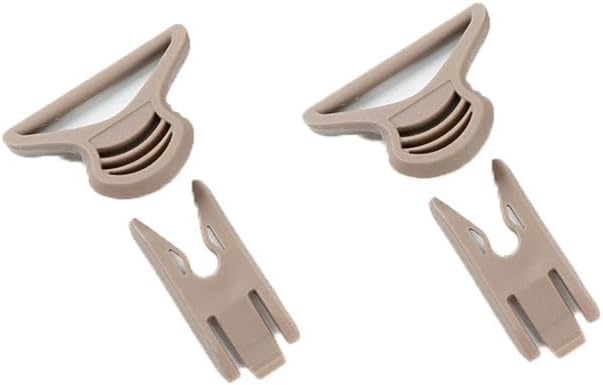 Secure-fit 36mm swivel goggle strap adapters in tan.