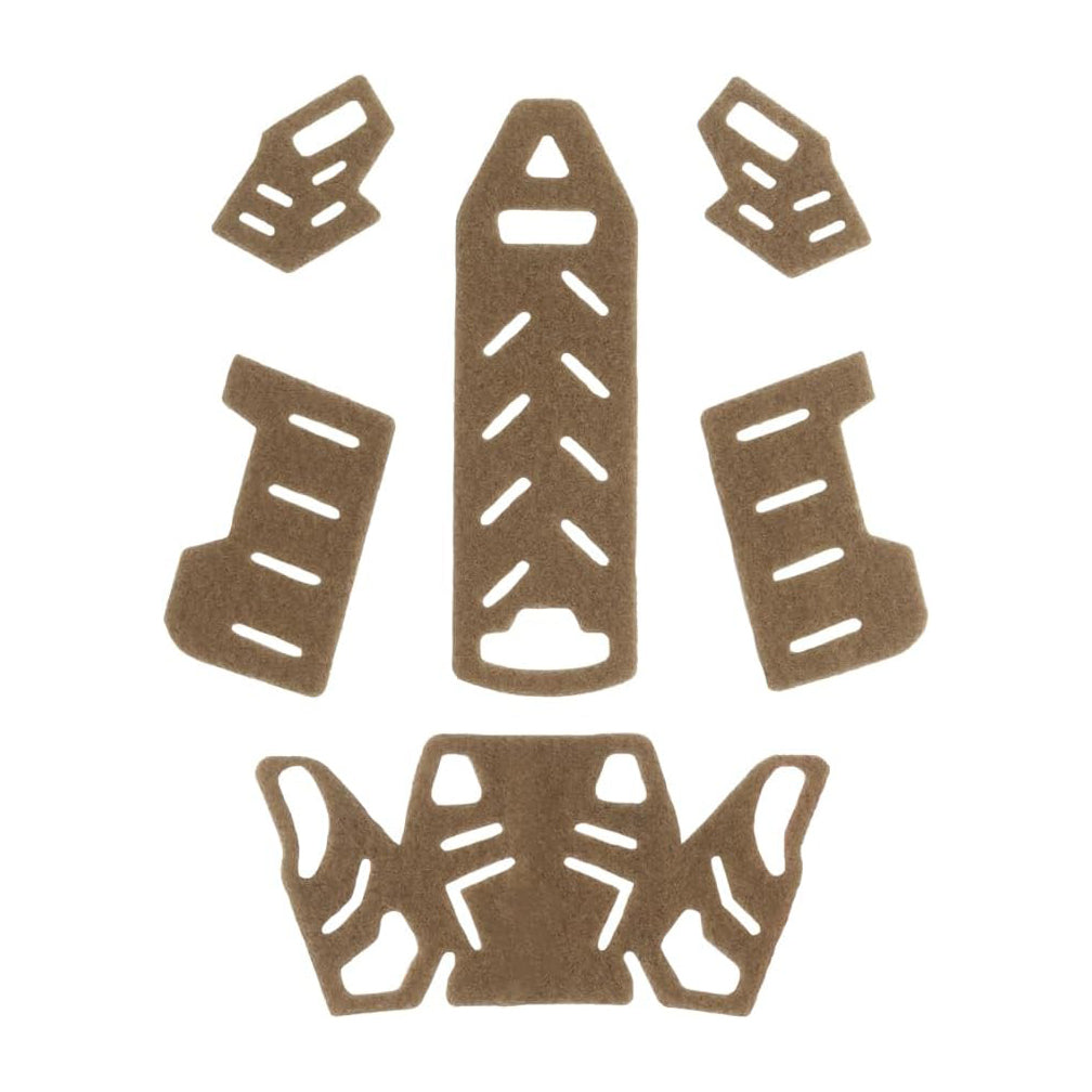 Lightweight Hook & Loop Deck Set for Tactical Helmets