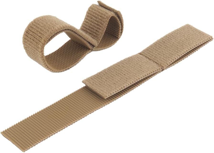 6-Pack Tan Tactical Hook & Loop Cable Management Straps.