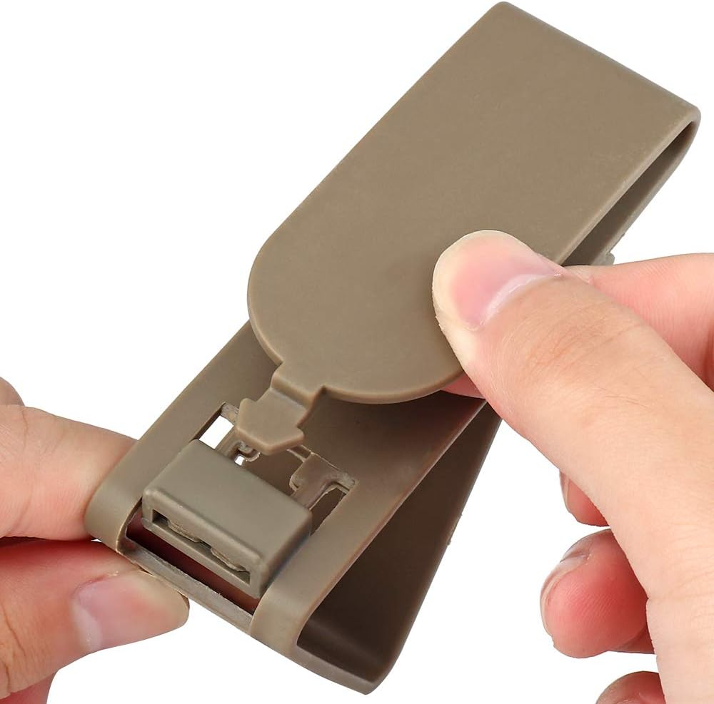 MOLLE/Belt Hanger for Tactical Hearing Protection & Earmuffs in Tan, by Bifrost Gear.