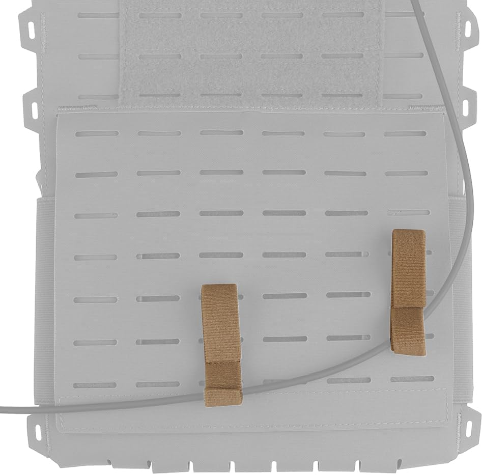 Tactical Tan Hook & Loop Cable Management Strap Kit (6-Pack).