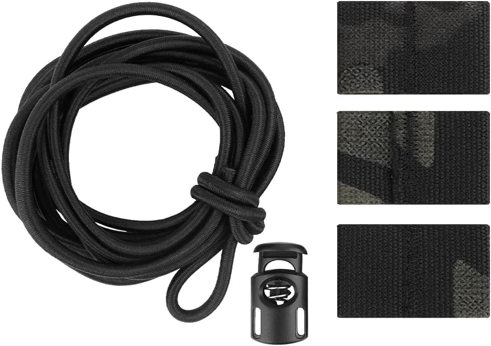 Bungee Tactical Flag Carrier Kit for MOLLE in Multicam Black by Bifrost Gear.