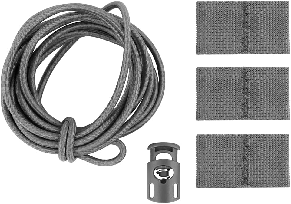 Bungee Tactical Flag Carrier Kit for MOLLE in Wolf Gray by Bifrost Gear.