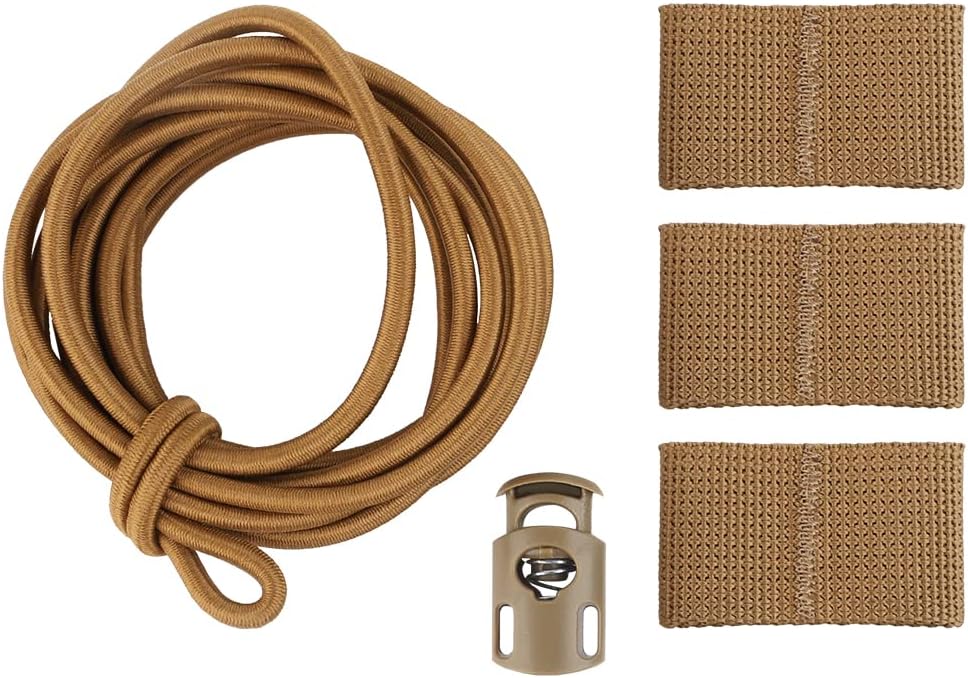 Bungee Tactical Flag Carrier Kit for MOLLE in Coyote Brown by Bifrost Gear.