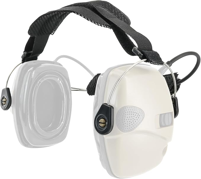 Transition Neckband for Howard Leight headsets with behind-the-head tactical headset configuration.