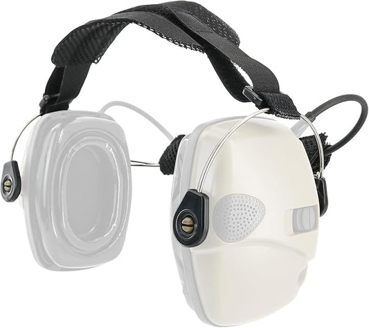 Transition Neckband for Howard Leight headsets with behind-the-head tactical headset configuration.