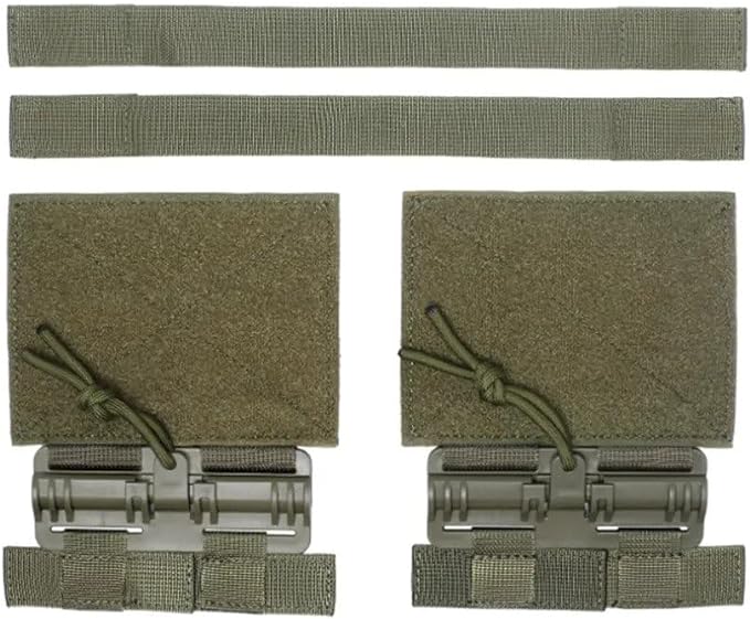 Quick Release Buckle Set for Tactical Vests in Green by Bifrost Gear