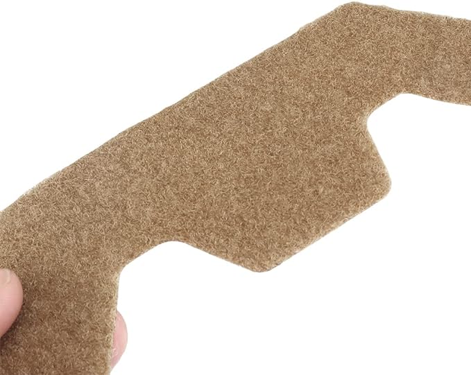 Durable Tan Hook & Loop Deck Set for Next Gen Tactical Helmets.