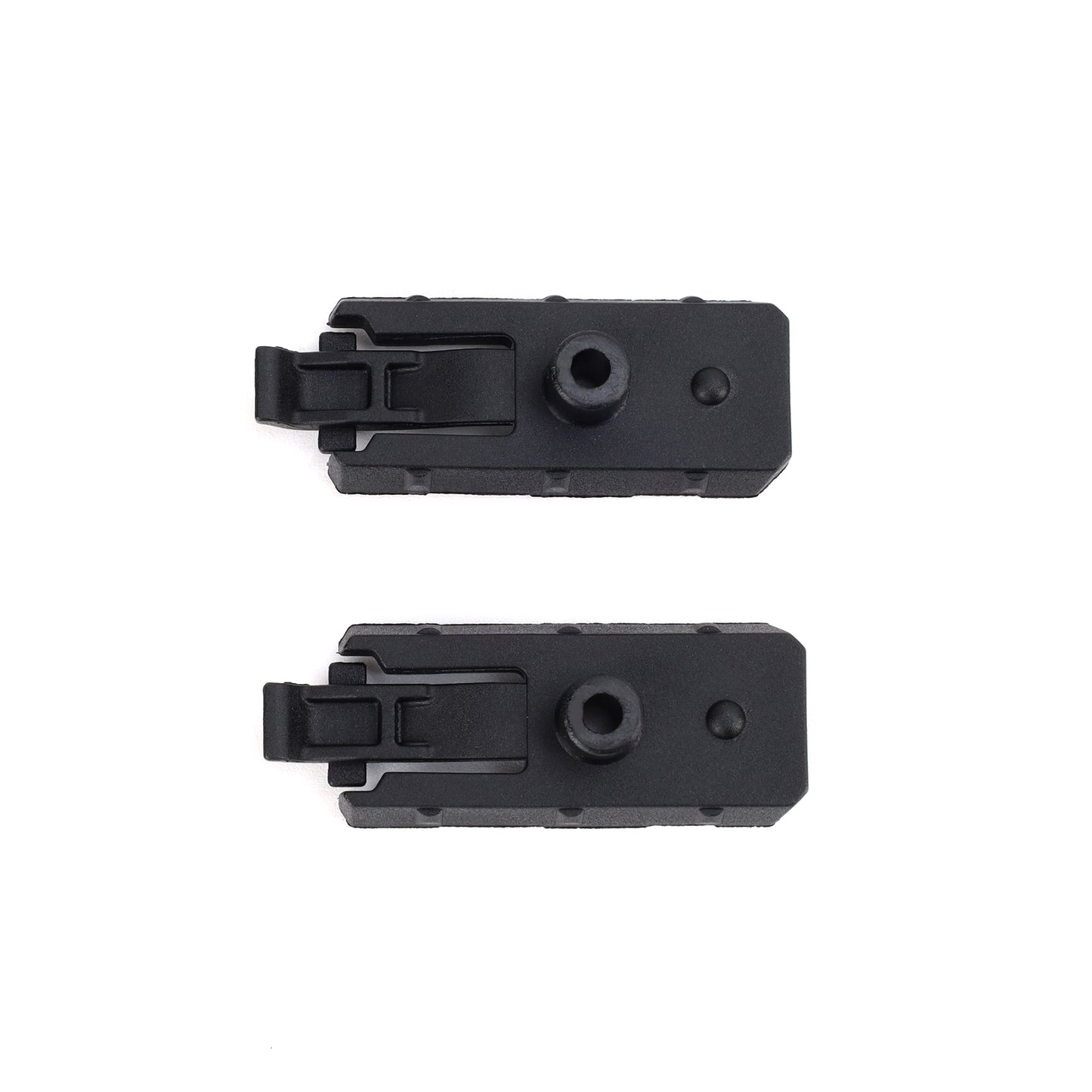 Replacement ARC rail helmet dovetail adapters for Ops-Core AMP headset.