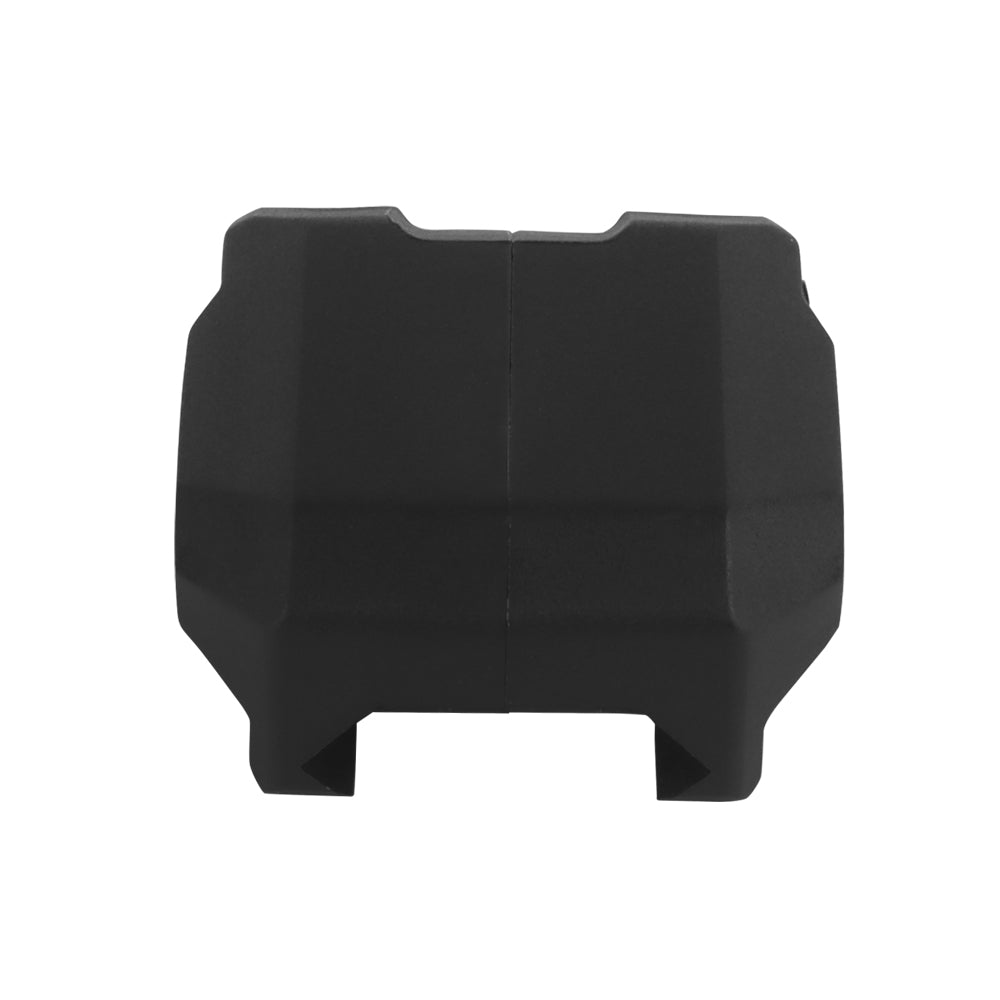 Rail-mounted tracking device holder for Apple AirTag with keychain caddy for pistols and rifles
