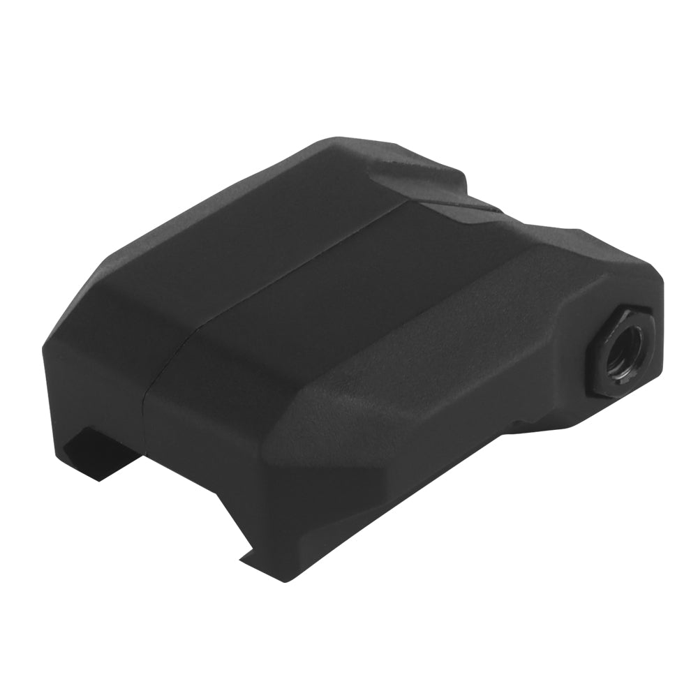AirTag-compatible rail mount holder and keychain caddy for pistols and rifles
