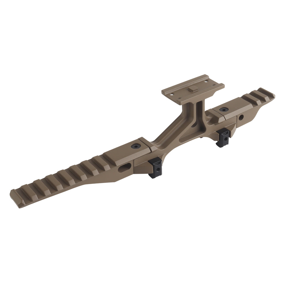 Tan multi-tier riser mount for Aimpoint Micro T2.