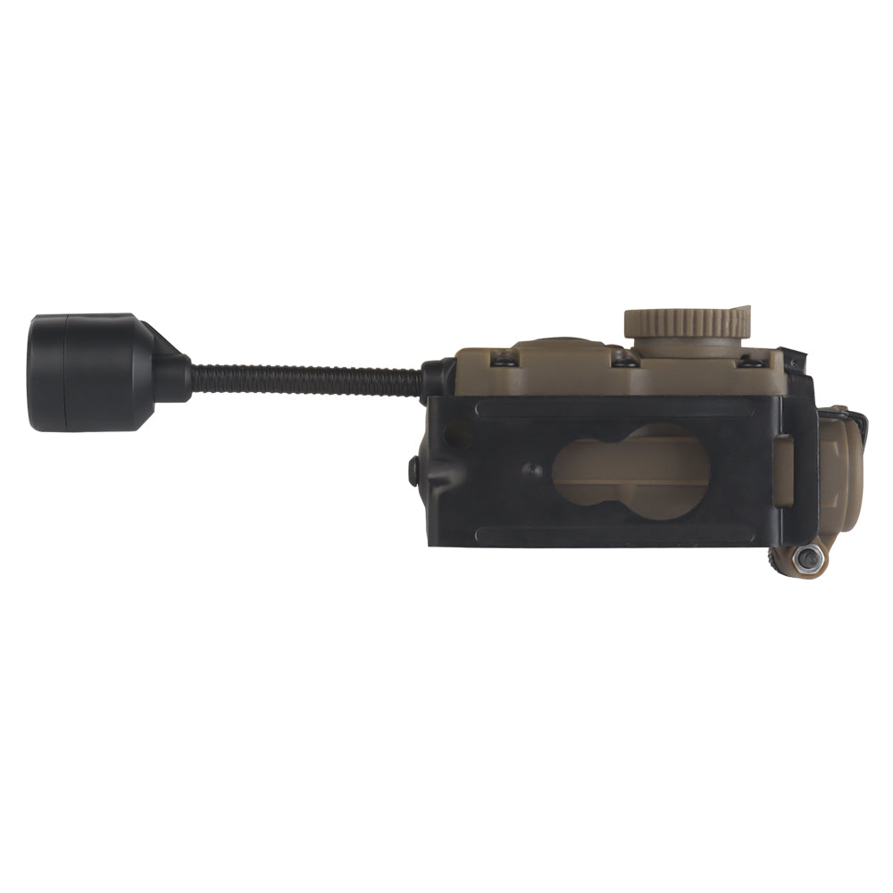 Dual Power White Light + RGB Visible + IR LED Tactical Helmet Light