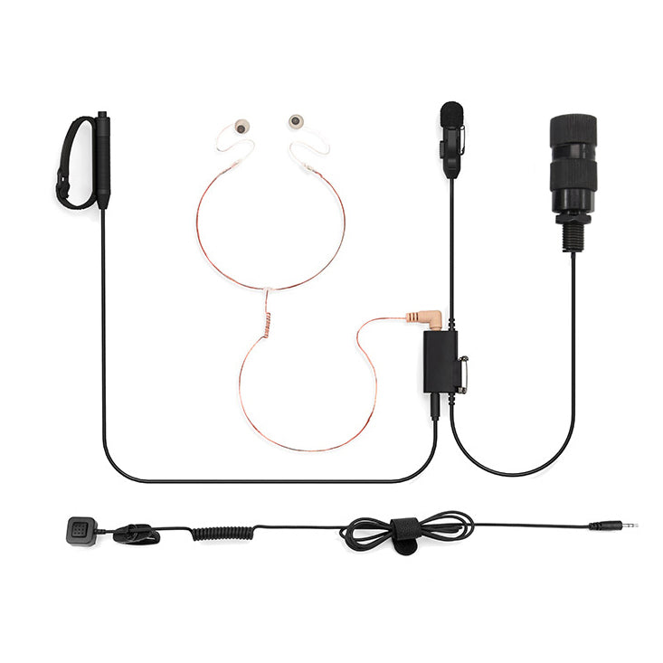 Vidar NRR 30dB Covert Hearing Protection Headset and PTT (PREORDER)