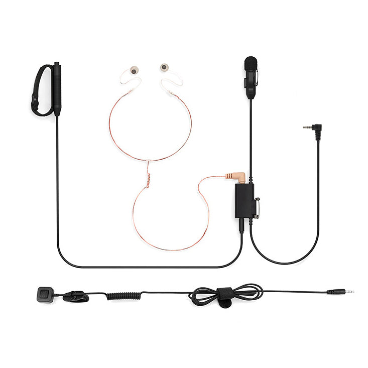 Vidar NRR 30dB Covert Hearing Protection Headset and PTT (PREORDER)