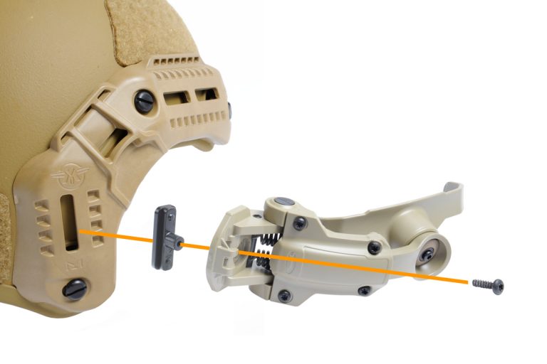 個人装備 OPS CORE RAIL MOUNT KIT Ops-Core AMP Helmet Rail Mount Kit - Licentia Arms Co.
