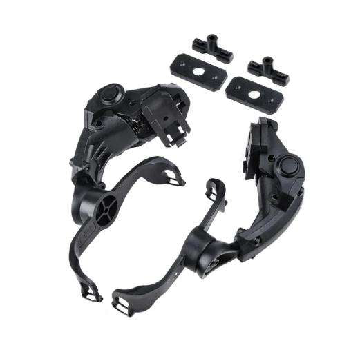 Bifrost Gear COM-RAC PRO Howard Leight adapters for rear helmet rail installation.