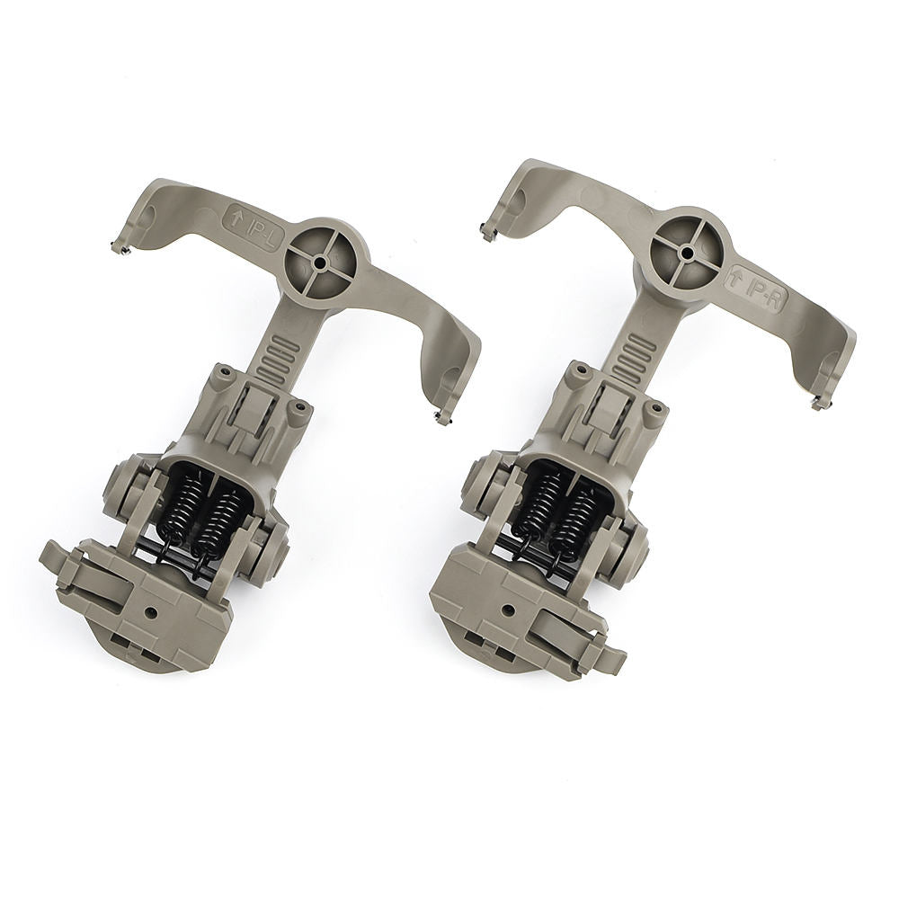 COM-RAC PRO Helmet Rail Adapters for Howard Leight