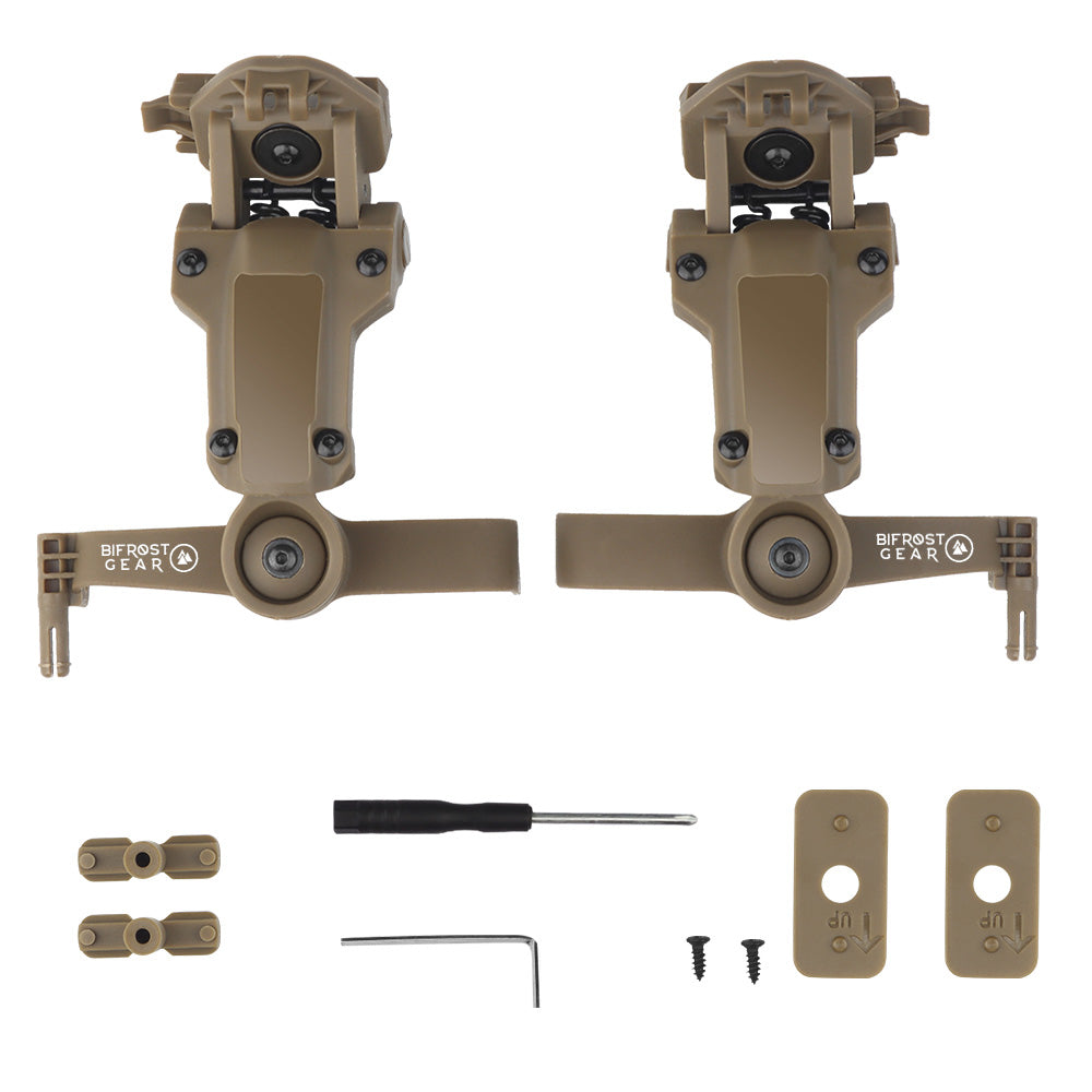 COM-RAC AMP Arm Adapters for Peltor Comtac by Bifrost Gear 10.