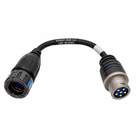 Single Comm U-383/U 6-pin to 19-Pin ADF Crypto Fill Adapter for AN/PRC-163 - AN/PRC-167 - AN/PRC-171