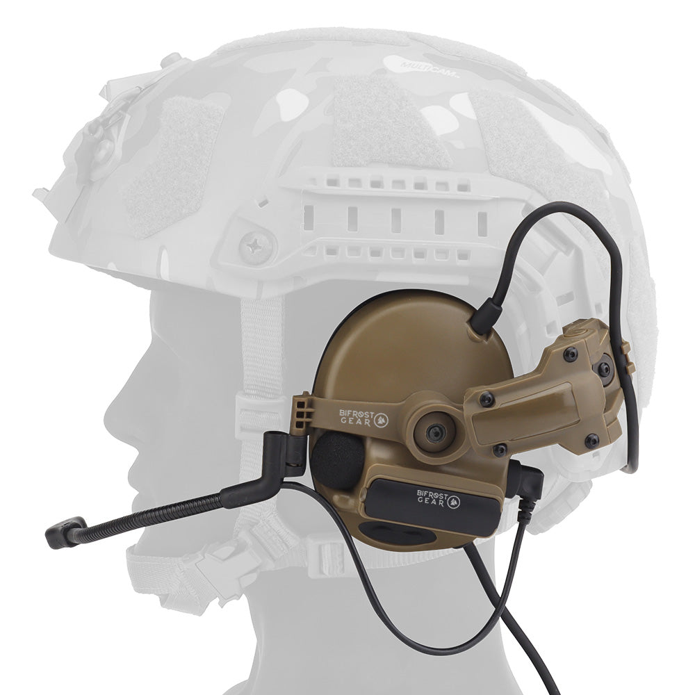 bifrost gear Ragnarok NRR 26dB Electronic Hearing Protection Headset Green / 150Ω Low Impedance Dynamic