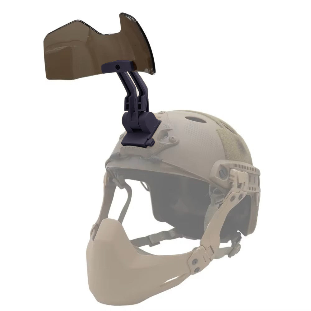 ANSI Rated Helmet Mounted Tactical Visor