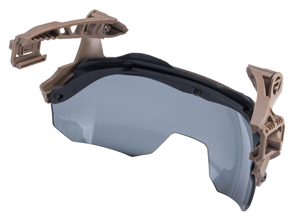 ANSI Rated Flip Down 3.0 Rail Mounted Visor for Team Wendy Helmets