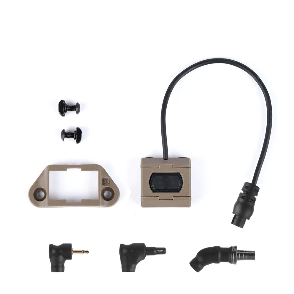 Multi-Plug Compact Remote Pressure Switch for Surefire, Crane/PEQ-15 & Steiner, and 2.5mm Lights and Lasers