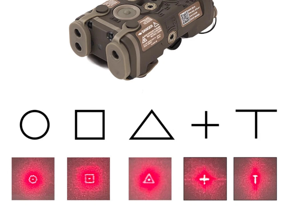 Optical Instrument Reticles Pattern Generator Lens Cover Set Compatible with LA23 NGAL