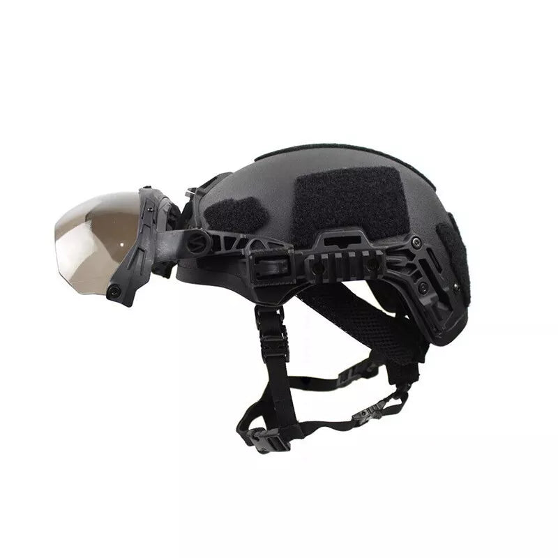 ANSI Rated Flip Down 3.0 Rail Mounted Visor for Team Wendy Helmets