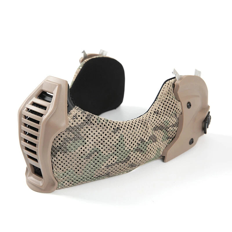 Rail Mounted Face and Ear Shield for Team Wendy 3.0 Helmets